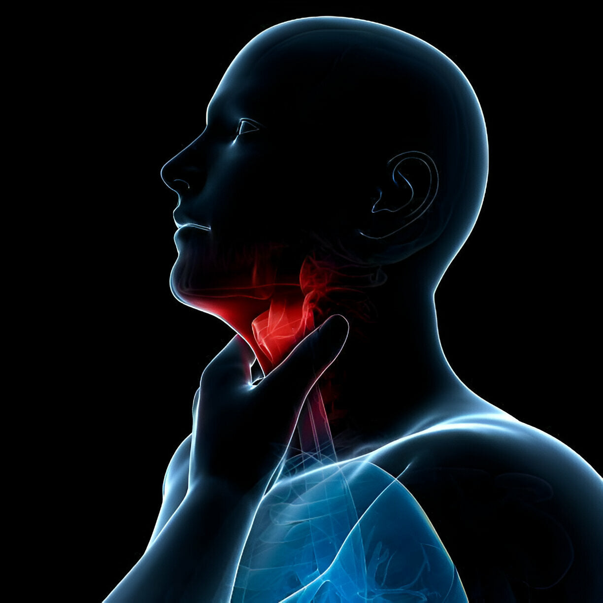 strep a throat illustration